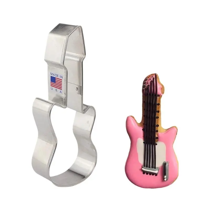 Ann Clark Electric Guitar Cookie Cutter – 5.125 X 2 Inches 1