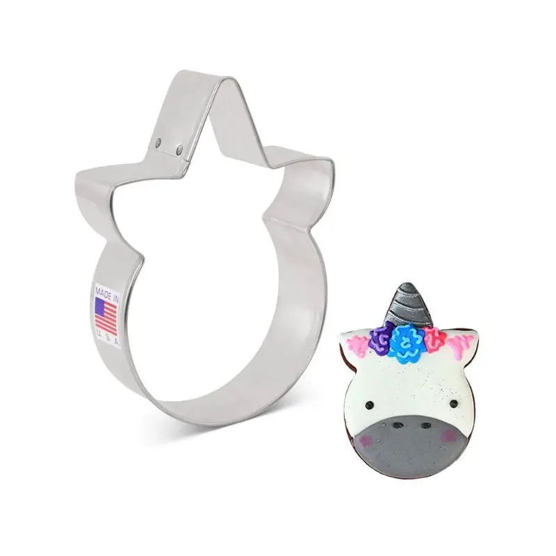 Ann Clark Front-Facing Unicorn Cookie Cutter 1