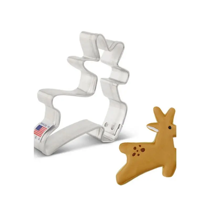 Ann Clark Mini Reindeer Cookie Cutter – 2.25 Inch 1