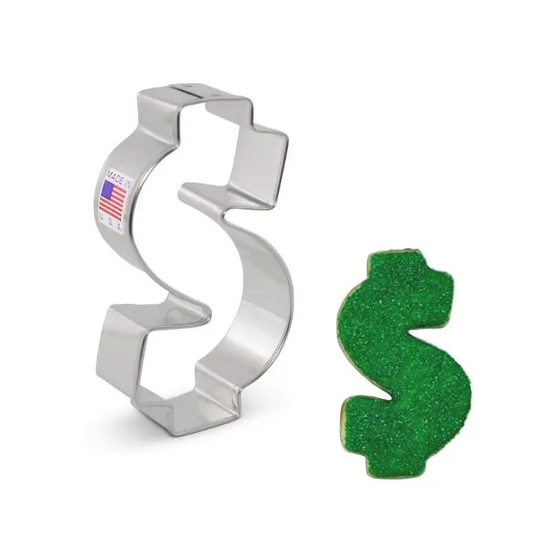 Ann Clark Money Symbol Cookie Cutter (3.625") 1