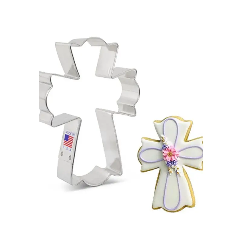 Ann Clark Ornate Cross Cookie Cutter – 5 Inch 1