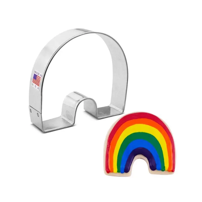 Ann Clark Rainbow Cookie Cutter – 4-Inch Vibrant Baking Shape 1