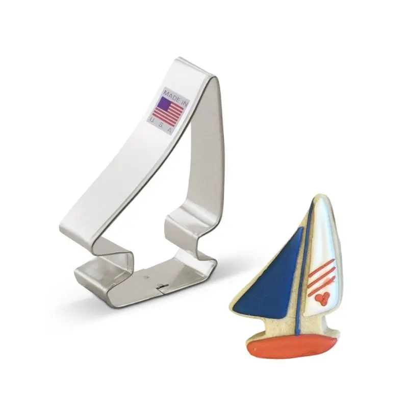 Ann Clark Sailboat Cookie Cutter – 3.75-Inch Nautical Baking Mold 1