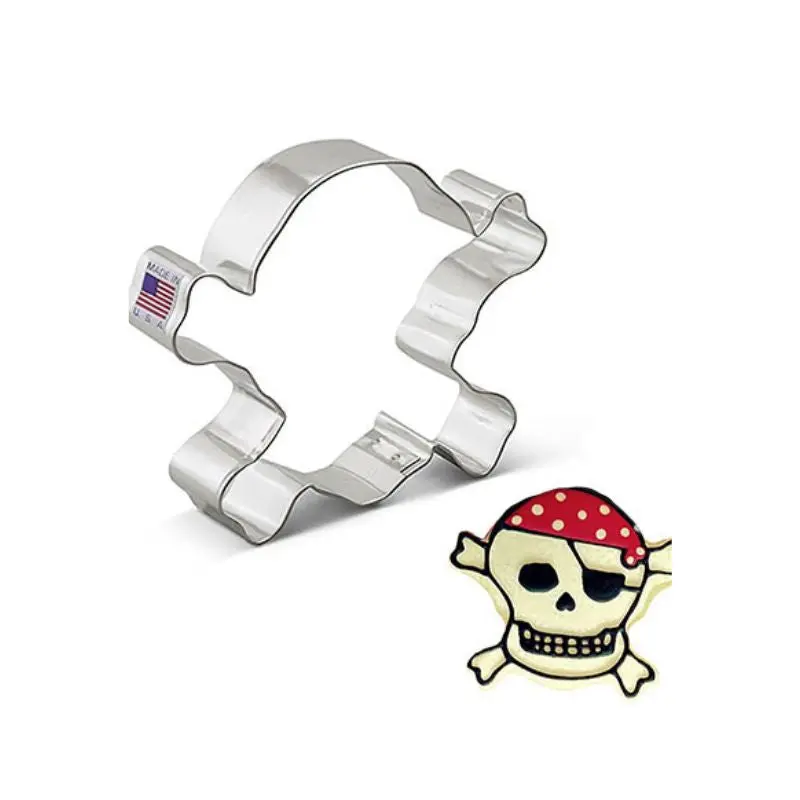 Ann Clark Skull And Crossbones Cookie Cutter – 4.2 Inch 1