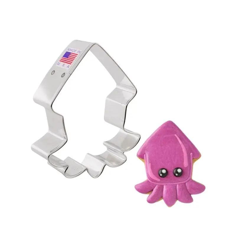 Ann Clark Squid Cookie Cutter – 3.75 Inch Sea Creature 1