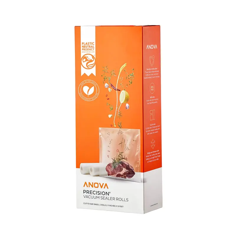 Anova Eco-Friendly Sous-Vide Vacuum Sealer Bag Rolls – Bpa-Free Reusable Packaging 1