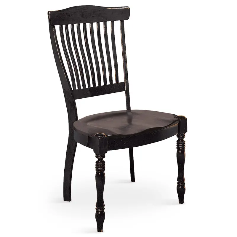 Antiguan Upholstered Side Chair With Clean Lines 1