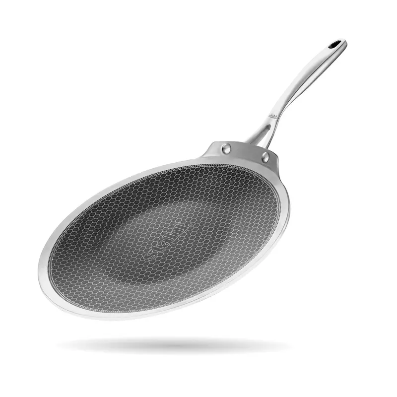 Artisan Hybrid Roti Tawa – Heavy-Duty Flat Griddle With Cast Handles 1