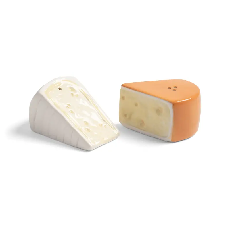 Artisanal Cheese-Inspired Salt And Pepper Shaker Pair 1