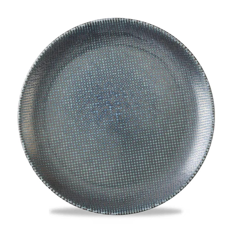 Astro Metallic Blue Evolve Coupe Plate – 11.25-Inch Diameter, Pack Of 12 1
