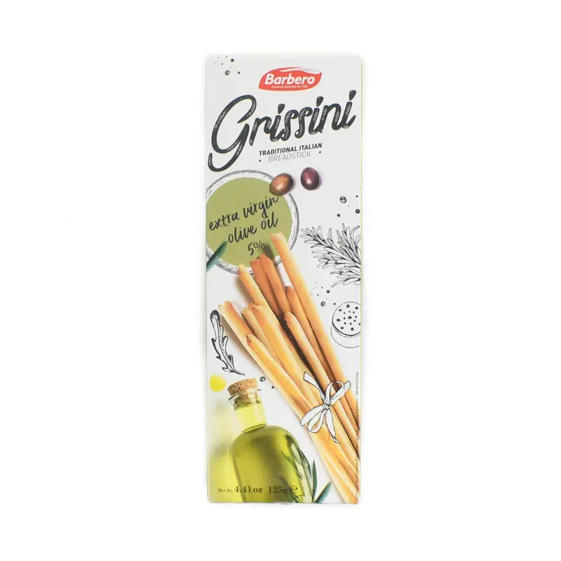 Authentic Italian Grissini Breadsticks Infused With Extra Virgin Olive Oil – 125G 1