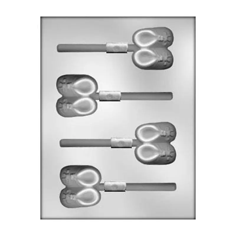 Baby Shoe Chocolate Mold – 2-Inch Sucker Style 1