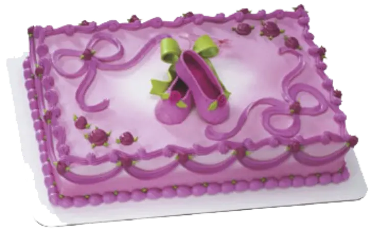 Ballet Slippers Cake Topper For Dance Recital Or Tutu-Themed Cakes 1
