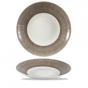 Bamboo Spinwash Dusk Deep Coupe Plate – 10.625-Inch Diameter, Pack Of 12 1