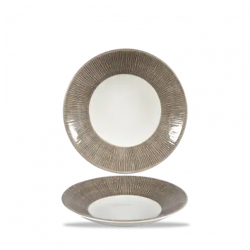 Bamboo Spinwash Dusk Deep Coupe Plate – 8.875-Inch Diameter, Pack Of 12 1