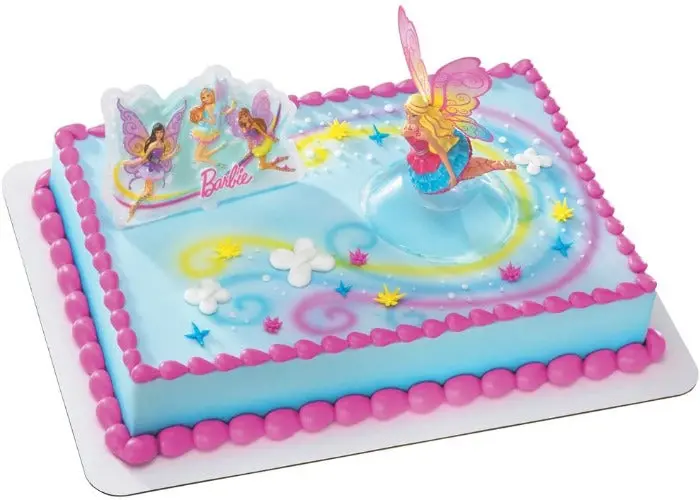 Barbie Fairy Secret Wings Cake Topper With Sparkling Details 1