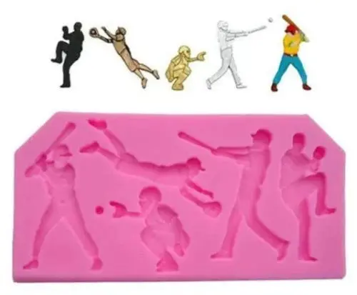 Baseball Sport Theme Silicone Mold 1
