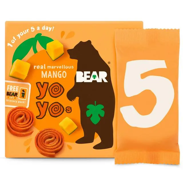 Bear Mango Yo Yos Value Pack – 6 Boxes (5 × 20G Each) 1