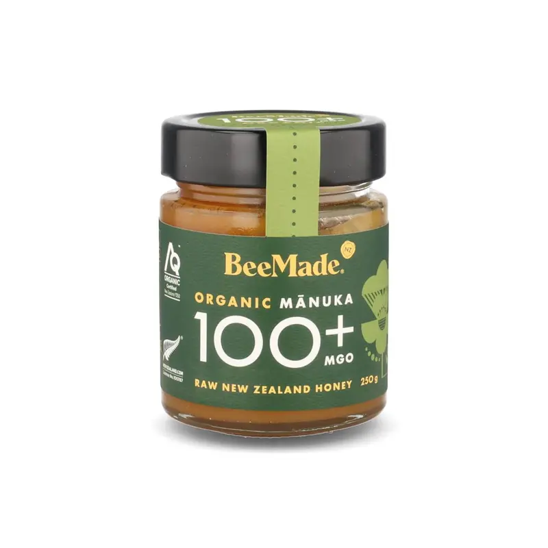 Beemade Certified Organic Manuka Honey (Mgo 100+), 250G 1