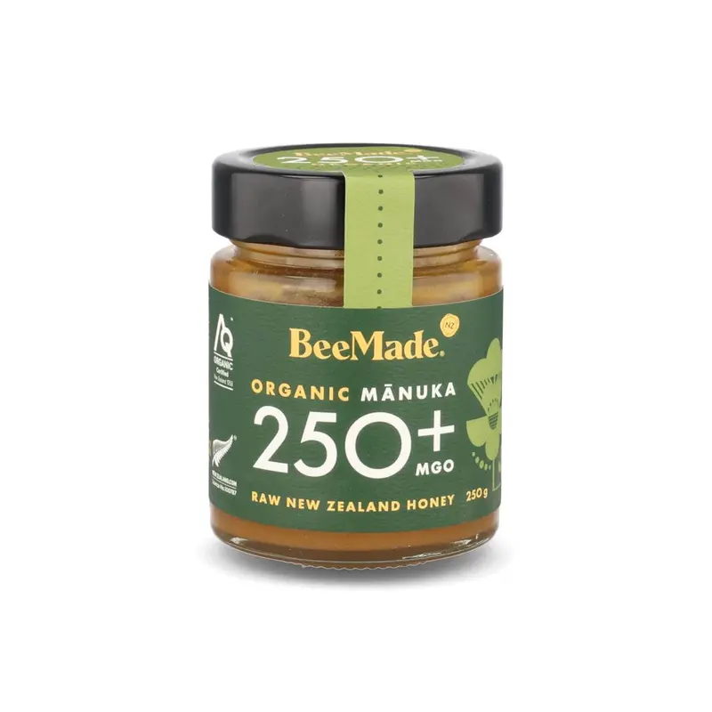 Beemade Certified Organic Manuka Honey (Mgo 250+), 250G 1