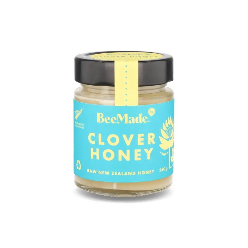 Beemade Raw Clover Honey, 250G 1