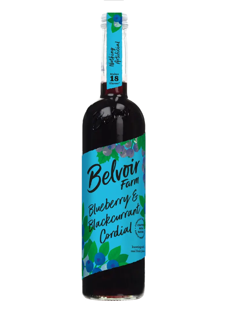 Belvoir Blueberry & Blackcurrant Cordial – 6-Bottle Pack, 500Ml Each 1