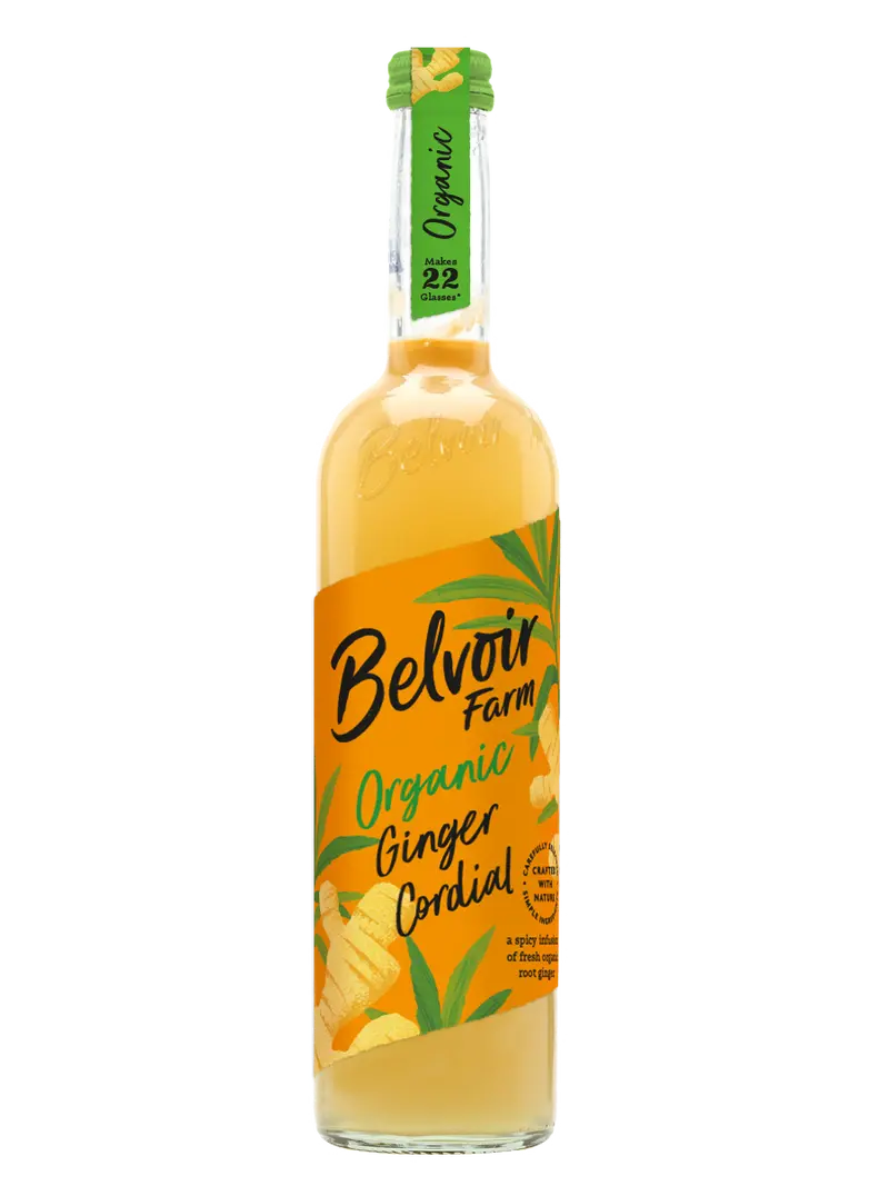Belvoir Organic Ginger Cordial – 6 × 500Ml Bottles 1