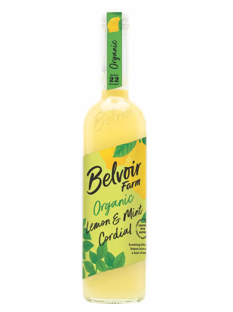 Belvoir Organic Lemon & Mint Cordial – 6 × 500Ml Bottles 1