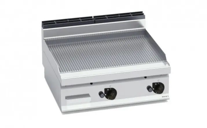 Berto'S Macros 700 Lpg-Fueled Ribbed Fry Top For High-Output Grilling 1