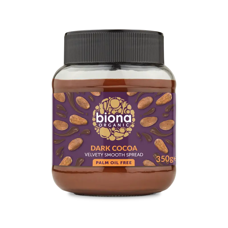 Biona Organic Dark Chocolate Spread – 6-Pack (350G Each) 1