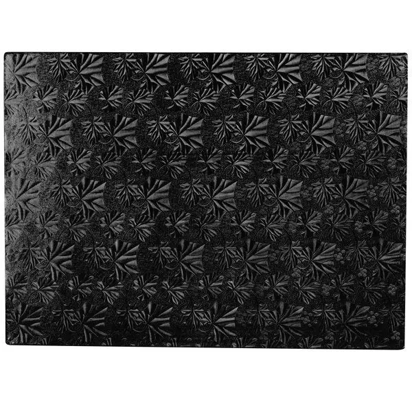 Black Rectangular Cake Drum Board (0.5" Thick) 1