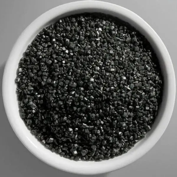 Black Sanding Sugar Crystals – Sparkling Decorative Finish 1