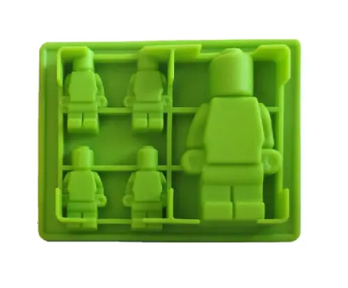Block-Inspired Figurine Silicone Mold For Detailed Candy Or Wax Casting 1
