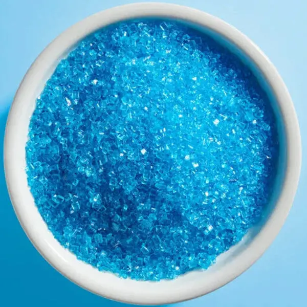 Blue Sanding Sugar Crystals – Vibrant Baking Decoration 1
