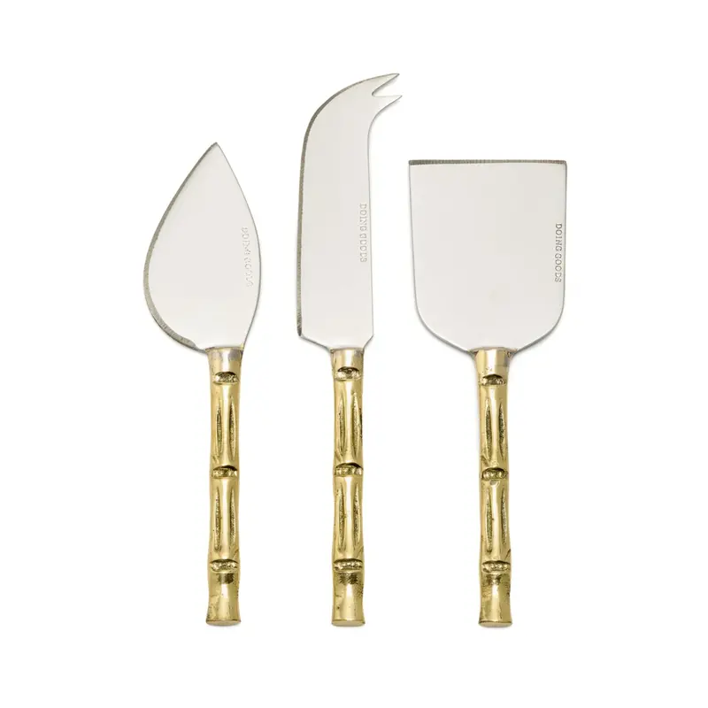 Bodhi Bamboo Cheese Knife Trio – Sustainable Serving Set With Premium Gift Packaging 1