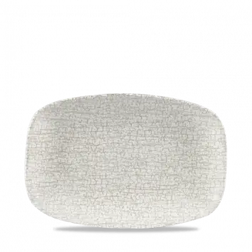 Breccia Agate Grey Chef’S Oblong Plate – 9.35 X 6.2 Inch, Pack Of 12 1