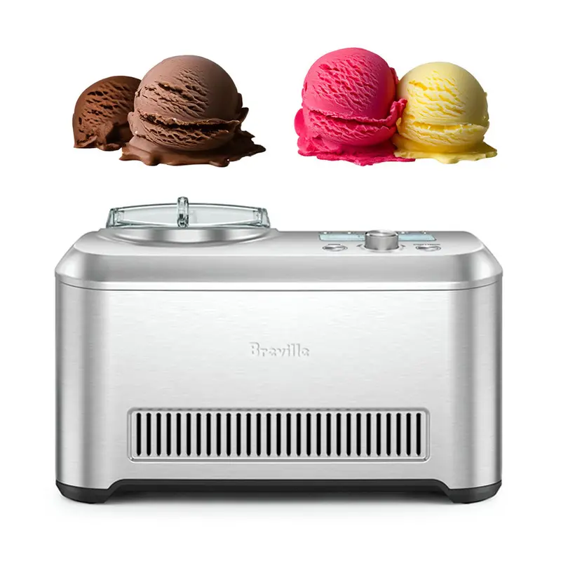 Breville The Smart Scoop Ice Cream Maker – Fully Automatic Frozen Dessert Machine 1