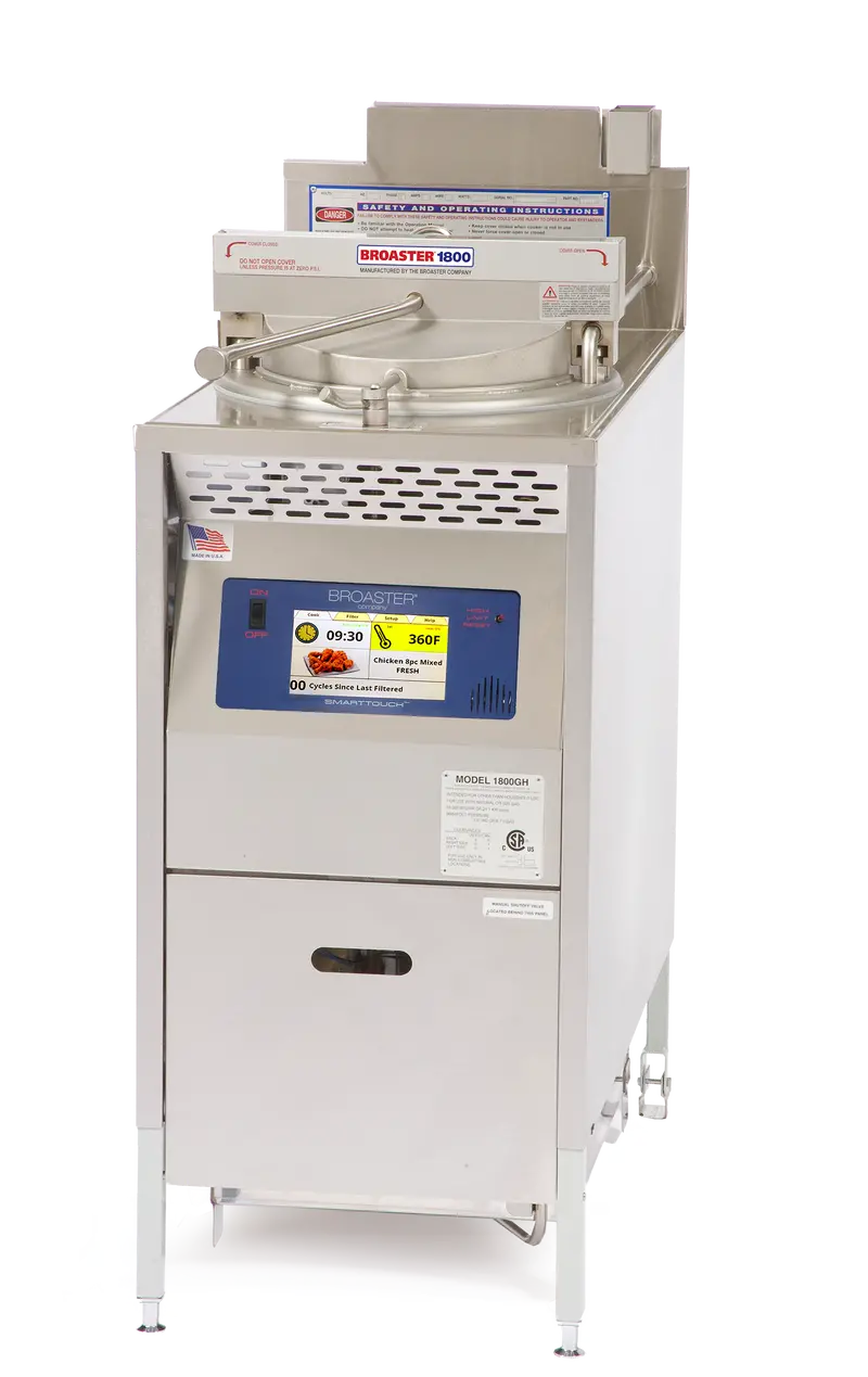Broaster 1800 Smart-Touch Pressure Fryer With Digital Controller 1