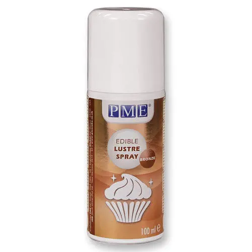 Bronze Lustre Spray – Edible Metallic Finish For Desserts 1