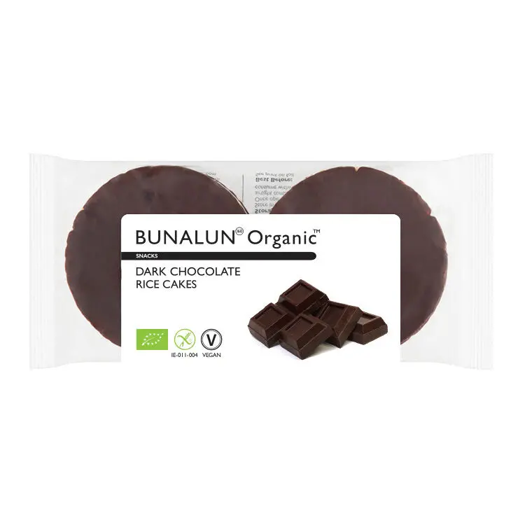 Bunalun Dark Chocolate-Dipped Rice Cakes – Pack Of 12 (100G Each) 1