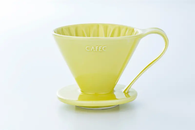 Cafec Flower Dripper Filter Cup – Size 04, Yellow 1