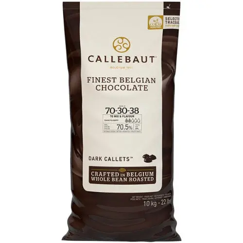 Callebaut 70/30 Dark Chocolate Callets – 1 Lb Recipe Pack 1