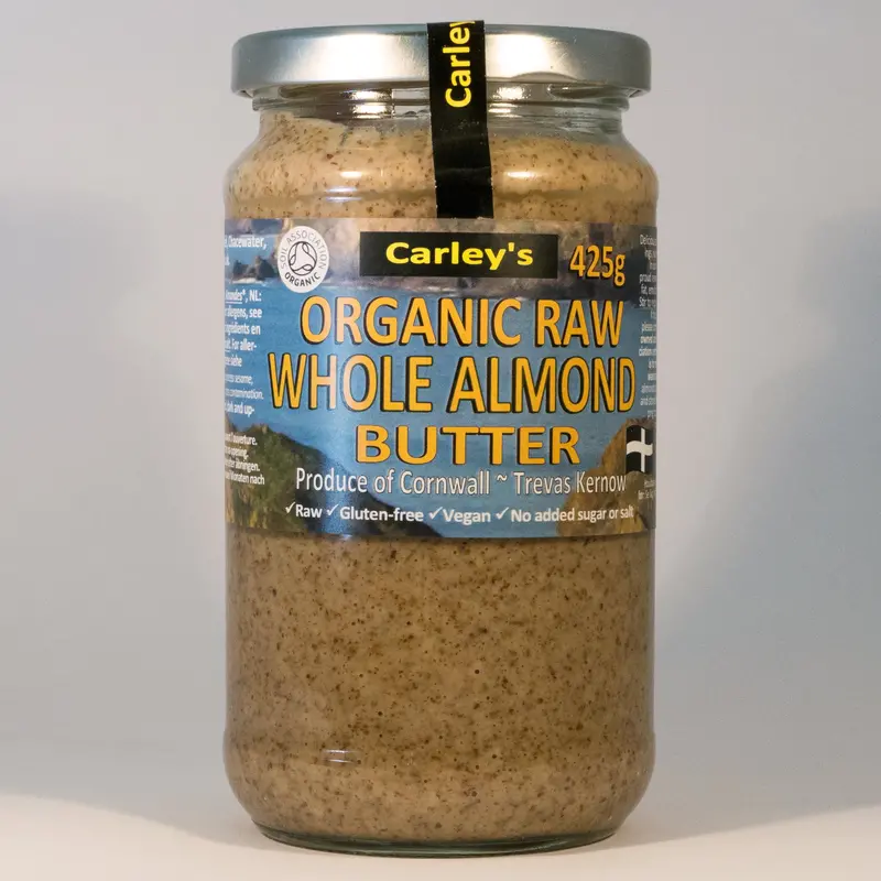 Carley'S Organic Raw Almond Butter – 6 × 500G Jars 1