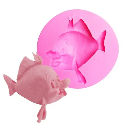 Cartoon Fish Design Silicone Baking Mold 1