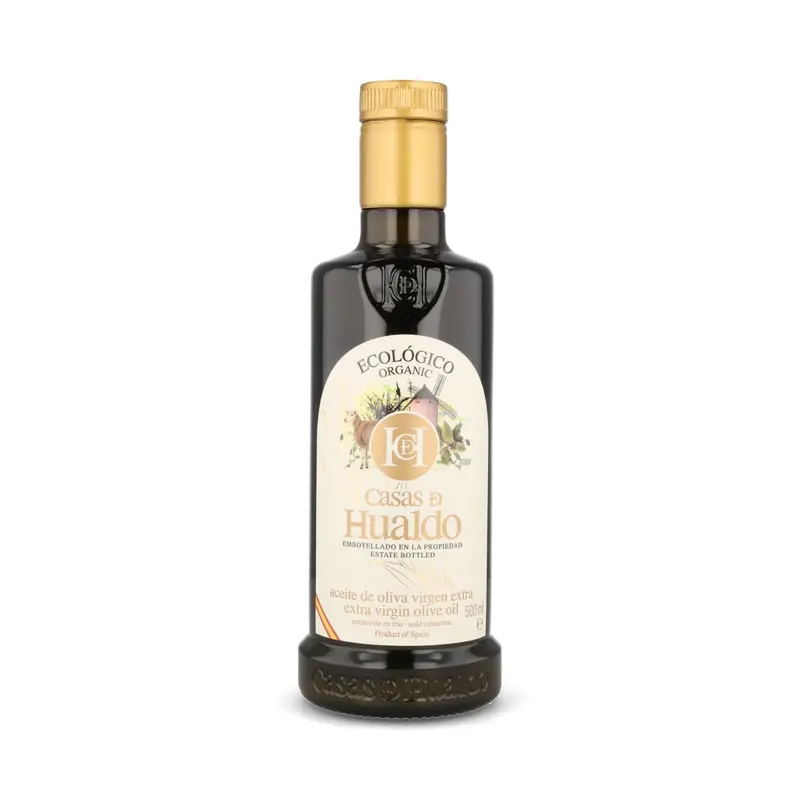 Casas De Hualdo Organic Extra Virgin Olive Oil – Cold-Pressed, 500Ml 1