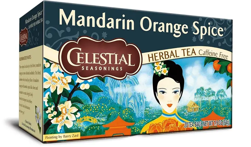 Celestial Seasonings Mandarin Orange Herbal Tea – 6 Boxes (20 Bags Each) 1