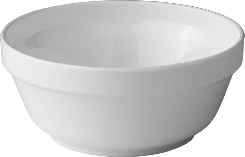 Ceramic-Style White Round Serving Bowl – 450Ml Capacity 1