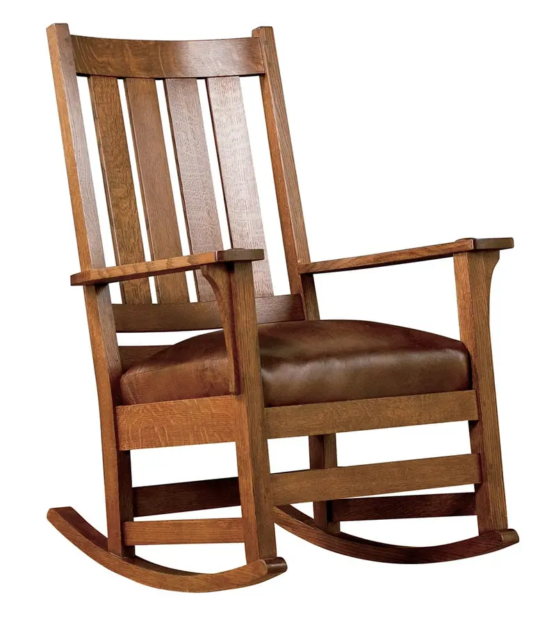 Chapel Street Rocking Chair With Curved Back 1
