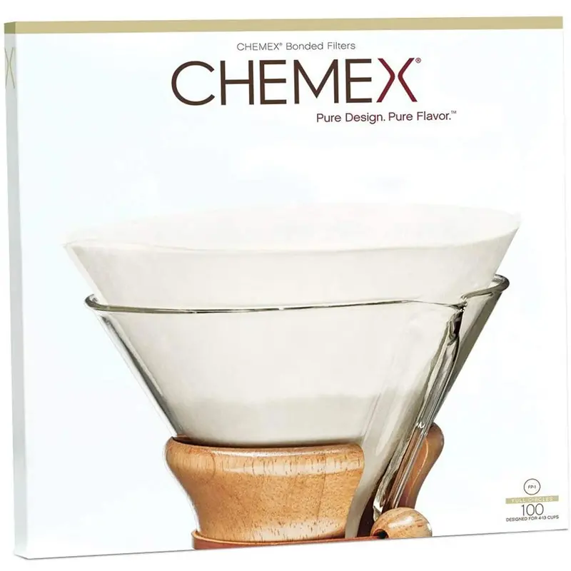 Chemex Pre-Folded Round Coffee Filters – Standard Size, Pack Of 100 1