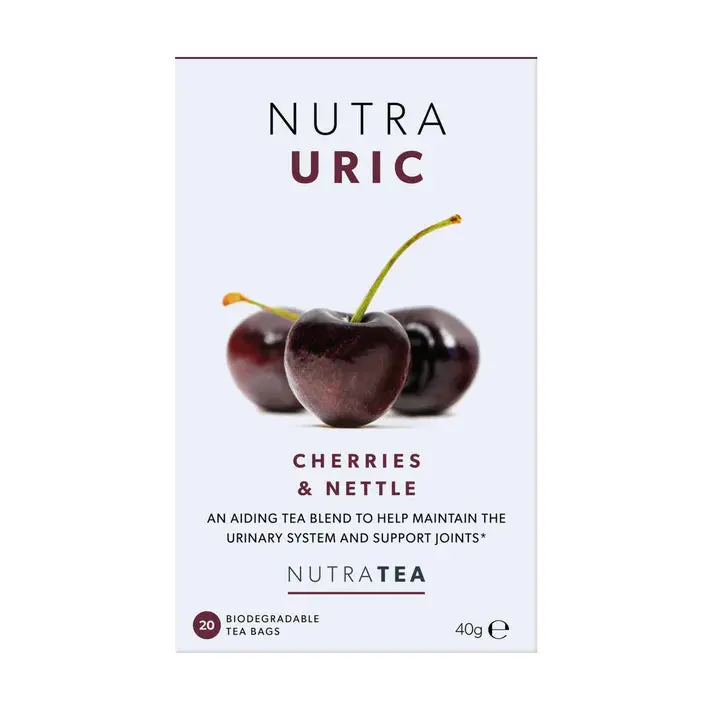 Cherry And Nettle Uric Acid Support Tea – Nutratea Natural Wellness Blend 1